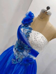 Elegant Blue Evening Gown