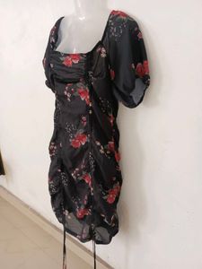 BLASHE BLACK RUCHED BODYCON