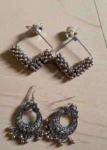 Combo Earings, Unused (Pack Of 2)