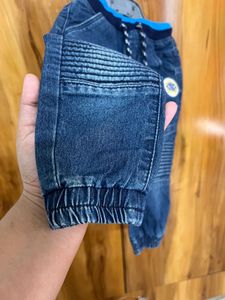 Babyhug Denim Joggers-12-18 Months