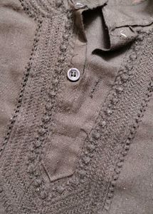 2-3 Years Old Baby Boy Chikankari Kurta