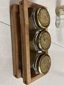 Glass Jar With Tray