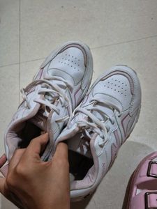 Pink Casual Flats and shoes