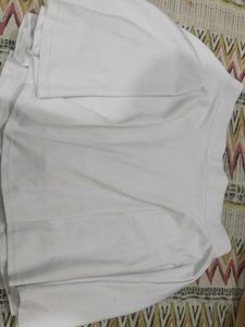 White skorts