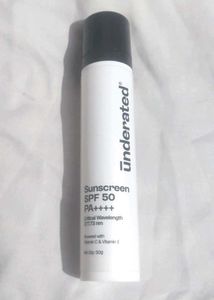 Underrated SPF 50 pa++++Sunscreen