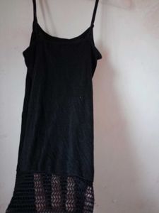 Asymmetrical Hem Knit Dress