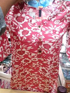 Floral Print Kurta