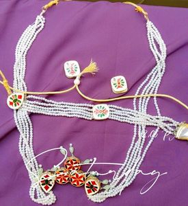 Pearl Kundan Jewellery Set