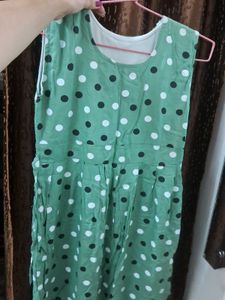 Green Polka Dot Dress