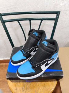 NIKE AIR JORDAN 1&#39;S RETRO HIGH &#34;UNC TOE&#34; UK7.5