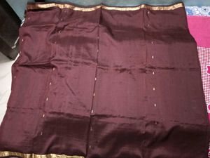 Embellished KanchiPattuSaree With Patterned Blouse