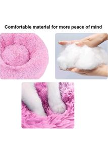 round indoor pet bed for mats winter