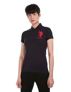 USPA Black Polo Fitted TShirt 👕