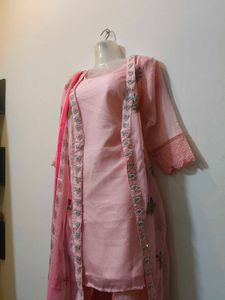 Elegant Salwar Suit Set Fits For M,L And Xl