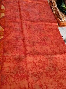 New Peach Ferrari Silk Saree