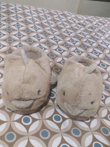 Dolphin Design Soft Fur Slippers For Women