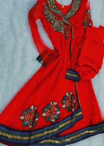 Anarkali Red Partywear Suit❤️✨