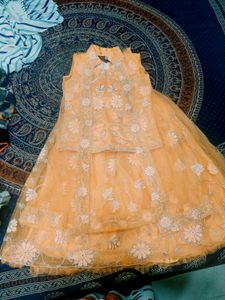 Orange Ghagra Choli