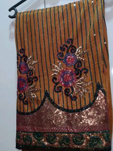 All Over Sequence Work Saree