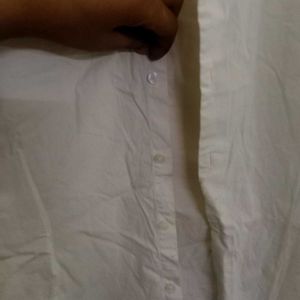 Pure Cotton White Shirt