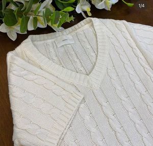 Cream Cable Knit Sweater