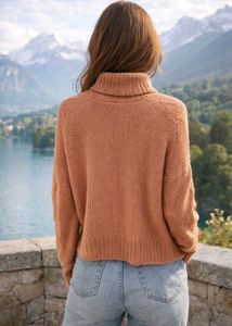 Cozy Knit Turtleneck Sweater