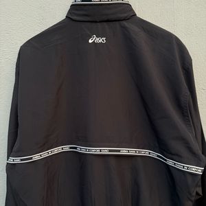 Asics Black Windbreaker Jacket