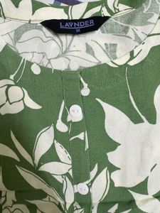 Floral Green Top