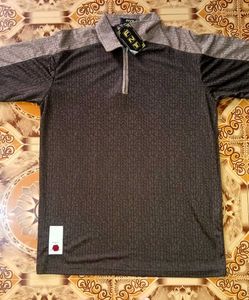 Patterned Polo T-Shirt