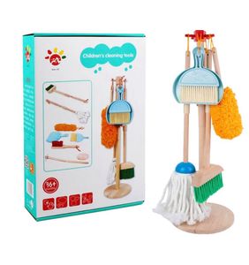 Wooden House Cleaning Set