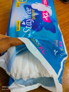 Stayfree Sanitary Pads XL Size....13 Pads Left Out Of 18...original Price 120rs If U Want To Buy In Cash U Can Give Me 40rs