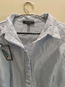 Blue White MADAME Short Dress In L