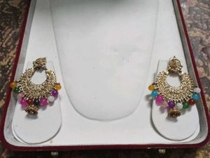 Mint Green Kundan Jewelry Set