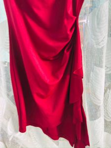 Red Welwet Beautiful Dress