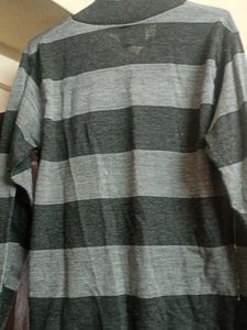 Striped Grey Sweater