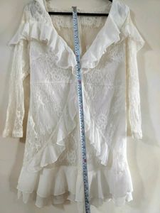 Urbanic Lace Ruffle Dress