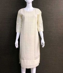 Lucknowi Chikan Work Kurta
