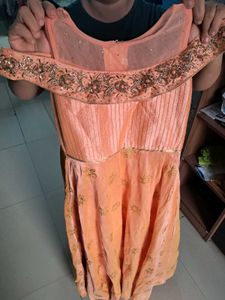 Girls Gown With Bajo Can Attach