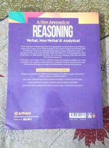REASONING  Book For Most Of The Entrance Exams
