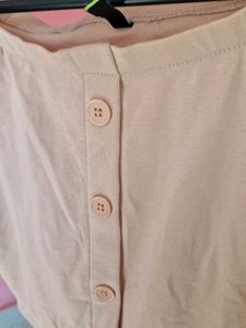 Pink Off-Shoulder Top