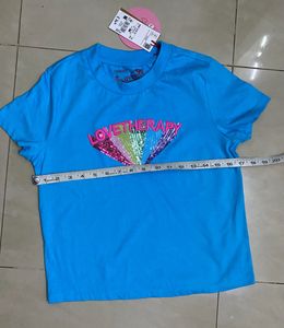 Girls Sequin Imported Top (13-14)