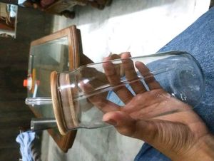 Glass Tumblers with Straws (Set of 2)