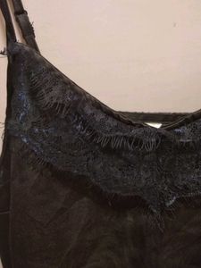 Beautiful Top With Lace Trim