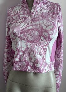 Printed Cropped Jacket