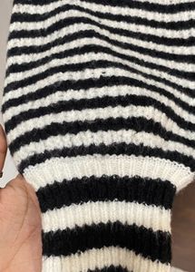 Zudio Striped Bomber Sweater Negotiable