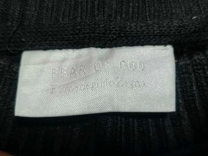 fear of God x Zegna Black Sweatshirt
