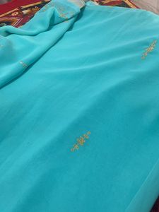 Blue Colour Saree