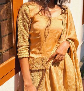 Golden Wedding Lehenga✨