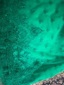 Emerald Green Dress Material