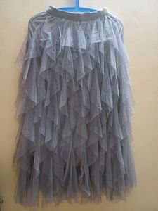 Brand New Ruffled Grey Skirt ✨️